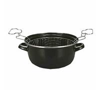 Karl Kruger Pot à frites, noir, 24 cm