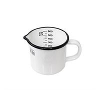 Karl Kruger Pot à lait en émail avec bec verseur et échelle 0,6 l