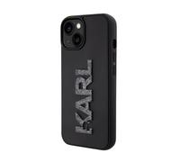 Karl Lagerfeld 3D Logo Glitter Backcover Case, Noir - iPhone 15 Plus / 14 Plus
