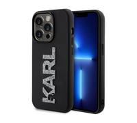 Karl Lagerfeld 3D Rubber Case KLHCP15X3DMBKCK, Noir - iPhone 15 Pro Max