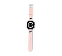 Karl Lagerfeld 3D Rubber Karl & Choupette Heads Strap, Rose - Apple Watch 38 / 40 / 41 mm