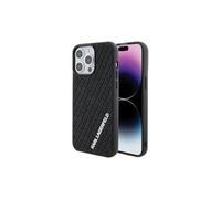 Karl Lagerfeld 3D Rubber Multi Logo Case pour iphone 15 Pro Max 6.7" Noir - KLHCP15X3DMKRLK