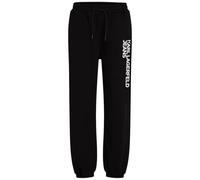 Karl Lagerfeld - A1M10001 KLJ Text Logo Slim Sweatpant - Homme - Pantalons - Noir - Taille: XL