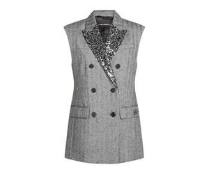 Karl Lagerfeld - A4W14043 Gilet - Femme - Vestes - Gris - Taille: 40 FR