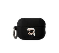 Karl Lagerfeld Airpods Pro 2 Logo NFT Karl Head Cas en silicone, ?tui pour ?couteurs + casque
