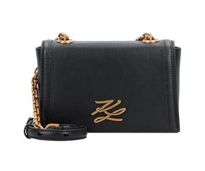 Karl Lagerfeld Autograph Sac à bandoulière Cuir 20 cm noir