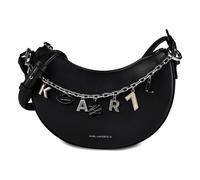 Karl Lagerfeld Autograph Sac à bandoulière Cuir véritable 23 cm noir