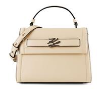 Karl Lagerfeld Autograph Sac à main Cuir véritable 24 cm beige