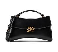 Karl Lagerfeld Autograph Sac à main Cuir véritable 25 cm noir