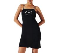 KARL LAGERFELD B.V Rue St Guillame Logo Open Back Robe de Plage Sunsuit pour Femme, Noir, M