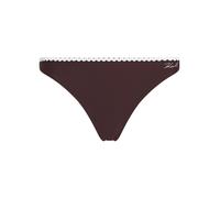 Karl Lagerfeld Bas de bikini brun foncé / blanc, Taille L