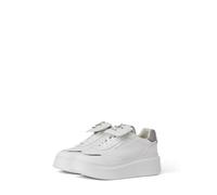 Karl Lagerfeld Baskets basses ' Anakapri Florastone' gris chiné / blanc, Taille 38