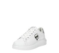 Karl Lagerfeld basket femme kapri KL62530N01S cuir logo White Bianco tennis