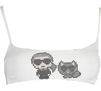 KARL LAGERFELD BEACHWEAR Maillot de bain femme textile blanc SF17873 - Taille : L