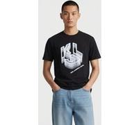 Karl Lagerfeld Black Klj Reg Monogram Tee Taille: S | T-Shirts Outlet | Homme | Noir