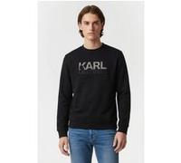 Karl Lagerfeld Black Sweat Crewneck Taille: S | Pulls Outlet | Homme | Noir
