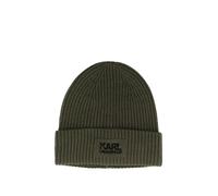 Karl Lagerfeld Bonnet '805601' vert foncé / noir, Taille 57-58