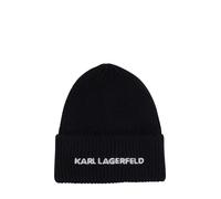 Karl Lagerfeld Bonnet ' Essential ' noir / blanc, Taille 55-60