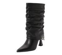 Karl Lagerfeld - Bottes à talon Debutante - Femme - Chaussures - Noir - Taille: 41 EU