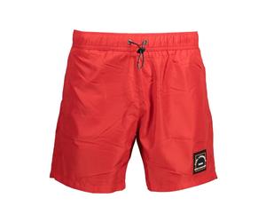 Karl Lagerfeld - Boxers de bain mi-longs - Homme - Maillots de bain - Rouge - Taille: S