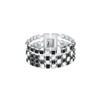 Karl Lagerfeld - Bracelet De Cristaux Superposés, Femme, Argent, Taille: One Size