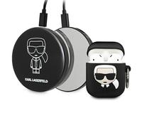 Karl Lagerfeld Bundle Ikonik Zestaw Etui do Apple Airpods 1 2 Power Bank z lusterkiem