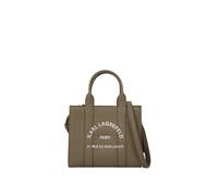 Karl Lagerfeld Cabas Carré Mini Grainé Taupe
