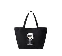 Karl Lagerfeld Cabas 'IKON' crème / gris / noir / blanc, Taille One Size