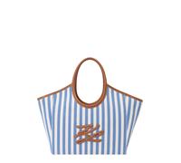 Karl Lagerfeld Cabas 'K/AUTOGRAPH' bleu / marron / blanc, Taille One Size