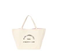 Karl Lagerfeld Cabas 'Rue St-Guillaume' noir / blanc naturel, Taille One Size