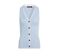 Karl Lagerfeld Cardigan bleu clair / blanc, Taille XL