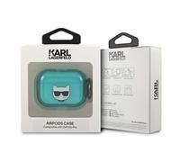 Karl Lagerfeld Cas (Manchon pour casque d'?coute), ?tui pour ?couteurs + casque, Bleu