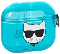 Karl Lagerfeld Cas (Manchon pour casque d'?coute), ?tui pour ?couteurs + casque, Bleu