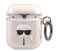 Karl Lagerfeld Cas (Manchon pour casque d'?coute), ?tui pour ?couteurs + casque, Or