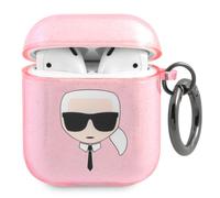 Karl Lagerfeld Cas (Manchon pour casque d'?coute), ?tui pour ?couteurs + casque, Pink