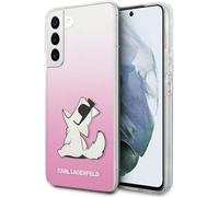 Karl Lagerfeld case KLHCS22MCFNRCPI Samsung Galaxy S22+ Plus hardcase pink/pink Choupette Eat