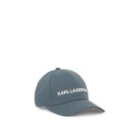 Karl Lagerfeld Casquette 'Essential' bleu-gris / blanc, Taille 55-60