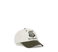 Karl Lagerfeld Casquette 'Villa la Vigie' vert foncé / blanc naturel, Taille 55-60