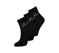 Karl Lagerfeld International B.V Signature Logo Sock 3 Pack Chaussettes, Noir, 39-42 Femmes