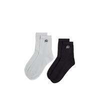Karl Lagerfeld Chaussettes noir / blanc cassé, Taille 36-41