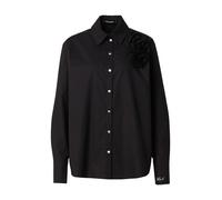 Karl Lagerfeld Chemisier 'FLOWER POPLIN' noir, Taille S