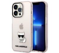 Karl Lagerfeld Choupette Body - Étui pour iPhone 14 Pro (rose)
