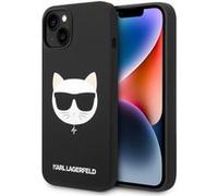 Karl Lagerfeld Choupette Head MagSafe Silicone - Coque pour iPhone 14 Plus (Noir) Noir G