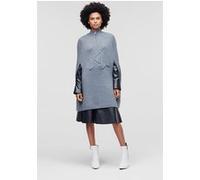 Karl Lagerfeld Chunky Kl Soutache Cape Grey Melange Taille: XS | Ponchos Outlet | Femme | Gris