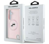Karl Lagerfeld Circle Magsafe Samsung Galaxy S25 Phone Case Rose