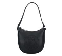 Karl Lagerfeld Circle Sac à bandoulière Cuir véritable 24 cm noir