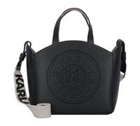 Karl Lagerfeld K/Circle Small Sac à main noir, cuir de vache finement grainé, femme