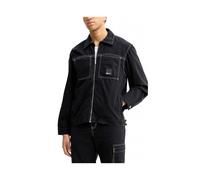Karl Lagerfeld - Contrast Stitch Jacket - Homme - Vestes - Noir - Taille: M