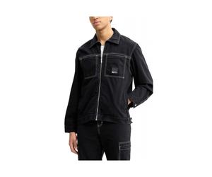 Karl Lagerfeld - Contrast Stitch Jacket - Homme - Vestes - Noir - Taille: M