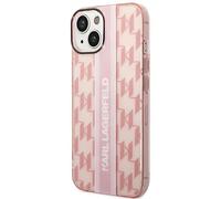 Karl Lagerfeld Coque De Téléphone Klhcp14mhklspcp Iphone 14 Plus15 Plus 6.7 Mono Vertical Stripe